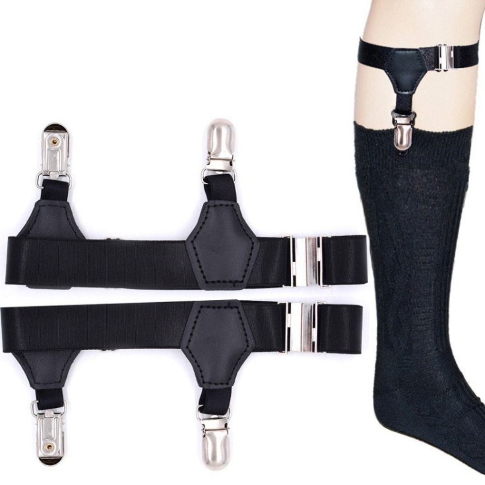 Suspenders Clip Men - 1 Para Regulowanych Podwiązek do Skarpet