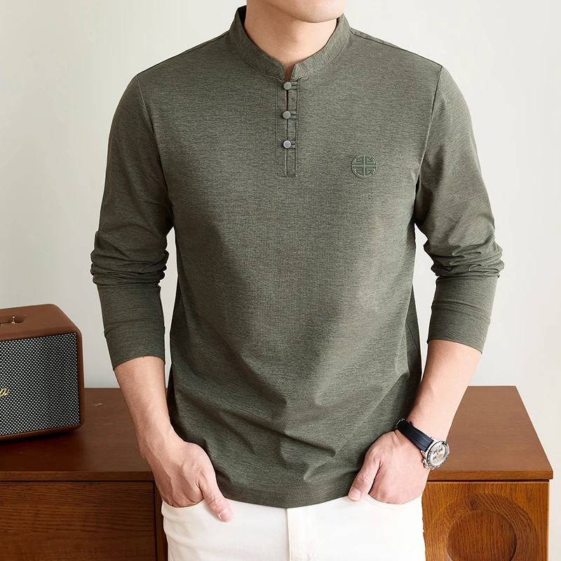 Men'S Tops Fashion - Męska koszulka z długim rękawem i