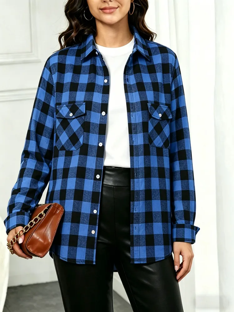 Knitted Cardigan Men - Damska koszula z długim rękawem w