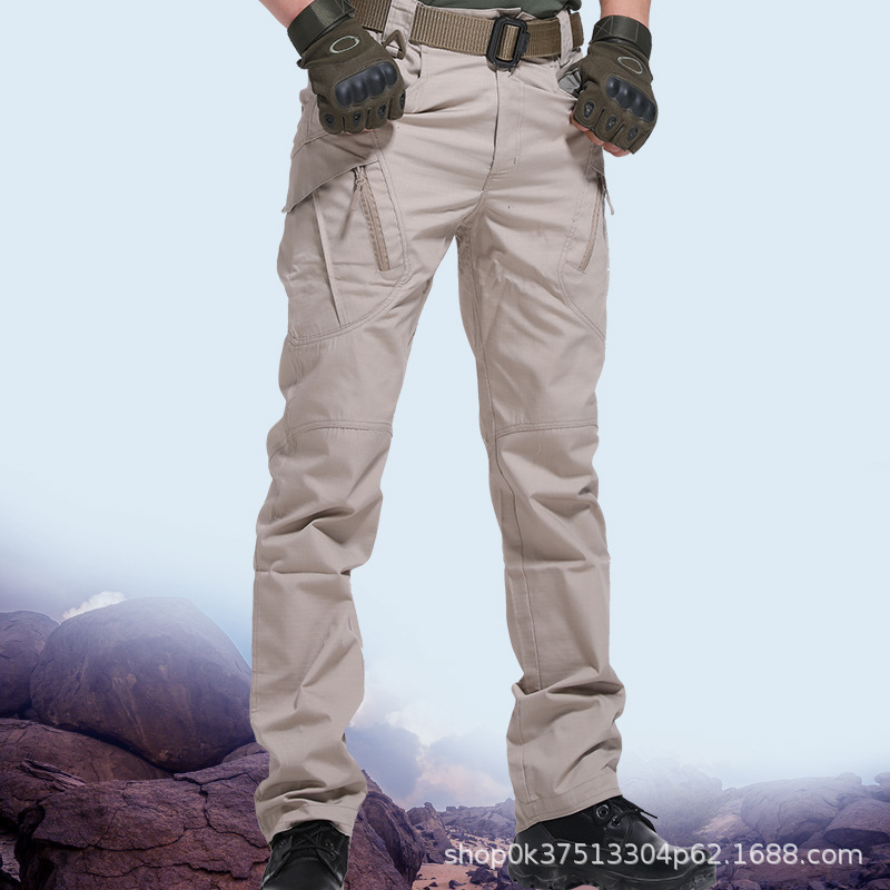 Cargo Jogger Pants - Męskie spodnie cargo SWAT wojskowe kamuflażowe