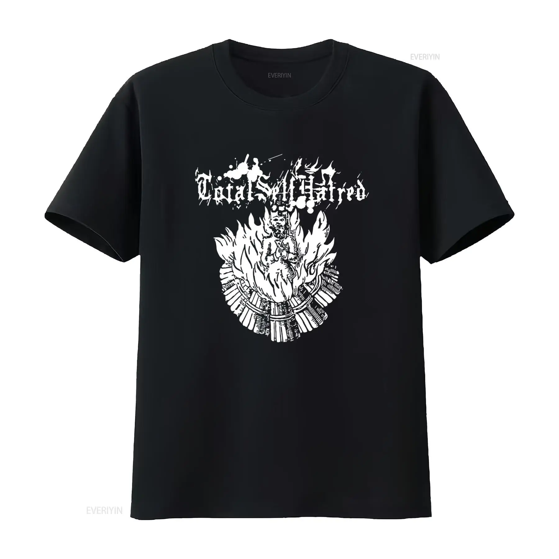 Men'S Fashion Everyday - Koszulka TOTALSELFHATRED z motywem Dark Art,