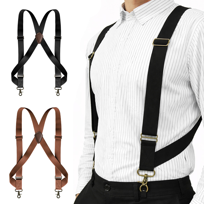 Suspenders Clip Men - 1 szt. Męskie szelki z 2