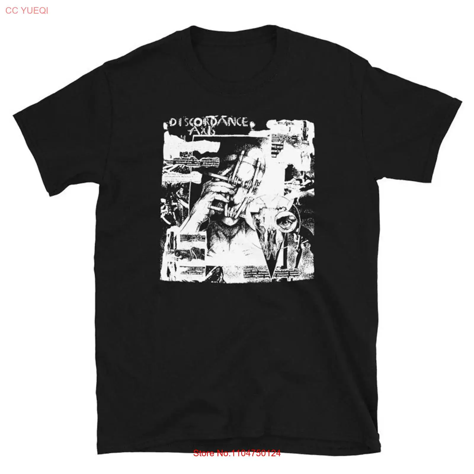 Mens Fashion Discord - Koszulka Discordance Axis Gothic Deathrock Goth