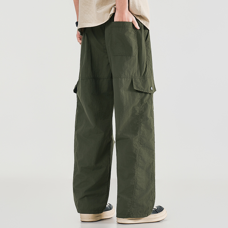 Cargo Jogger Pants - Letnie męskie spodnie robocze z szerokimi