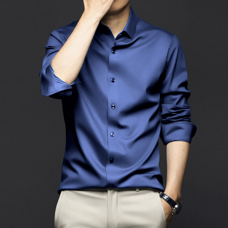 Dress Shirt Non-Iron - Wysokiej jakości męska koszula z długim