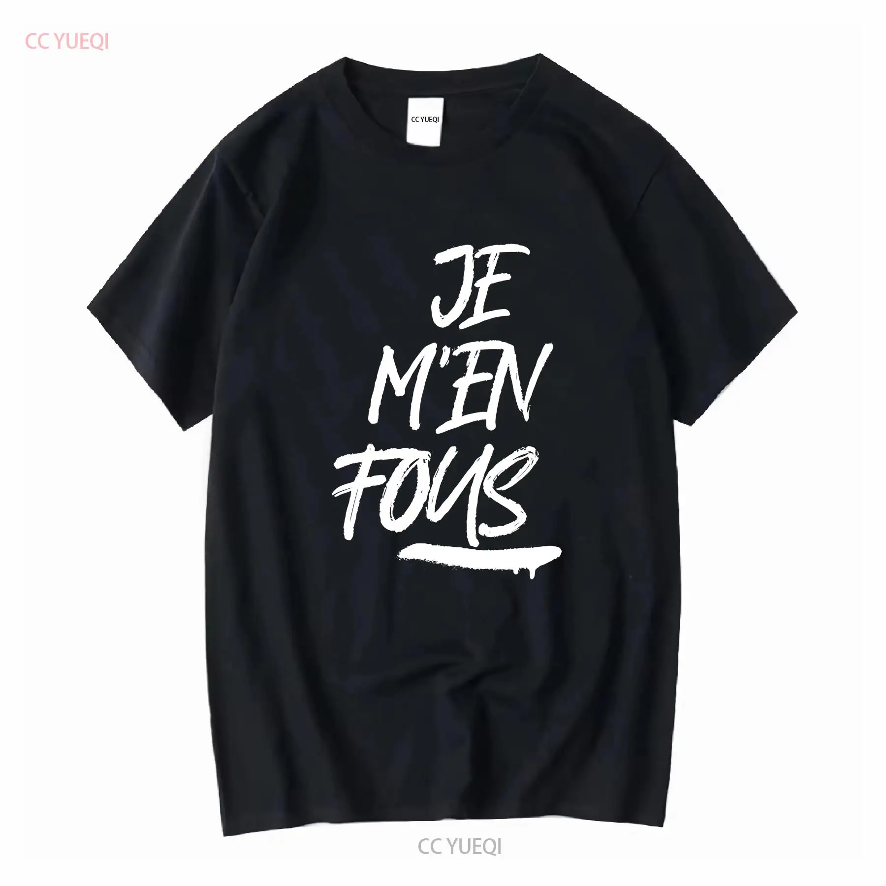 Men'S Fashion Everyday - T Shirt je m'en fous zadig
