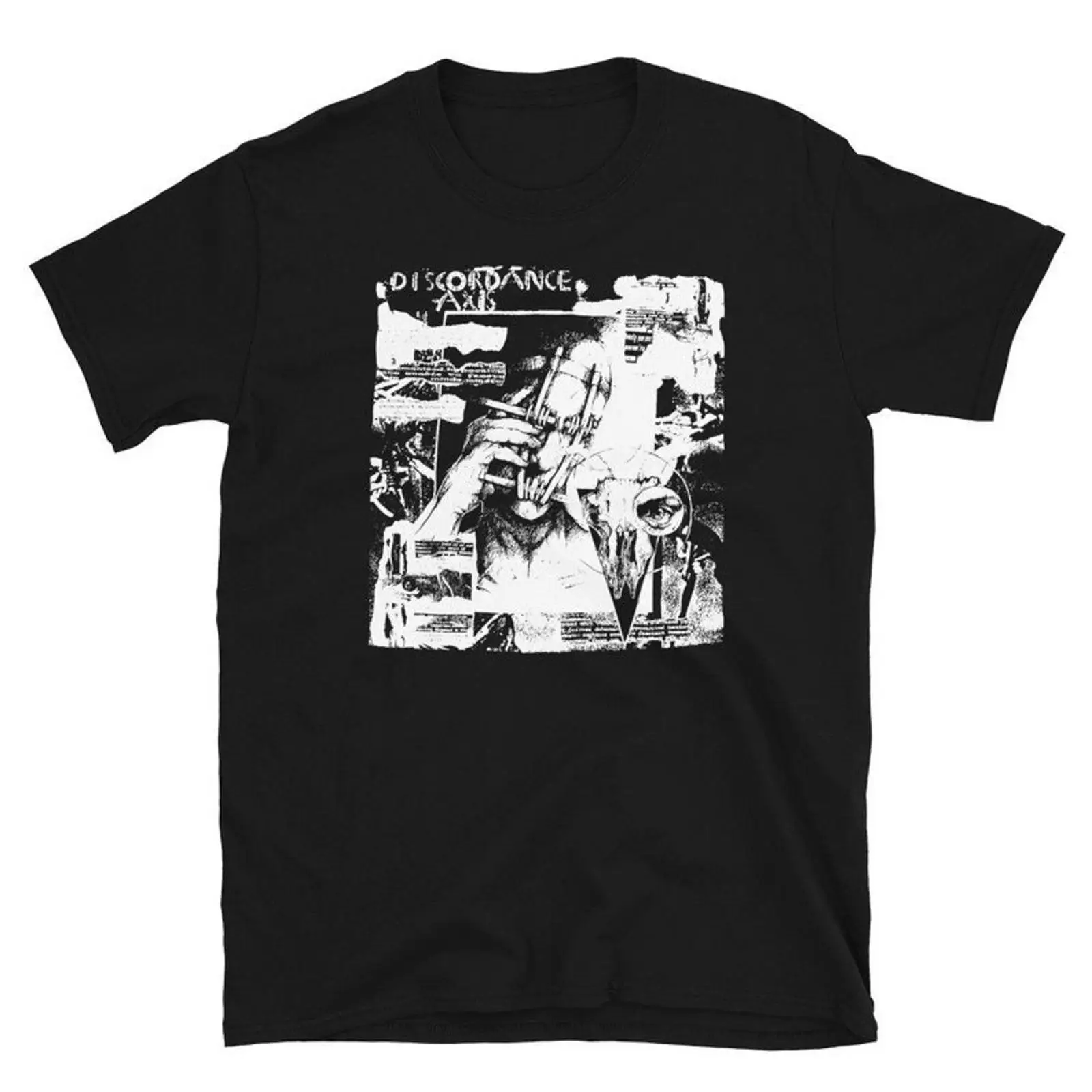 Mens Fashion Discord - Discordance Axis T-Shirt Gotycki Deathrock Goth