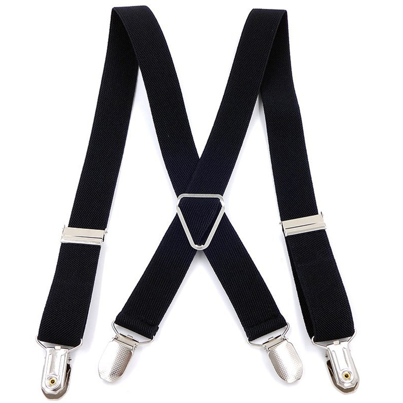 Suspenders Clip Men - Szelki męskie regulowane elastyczne spodnie X