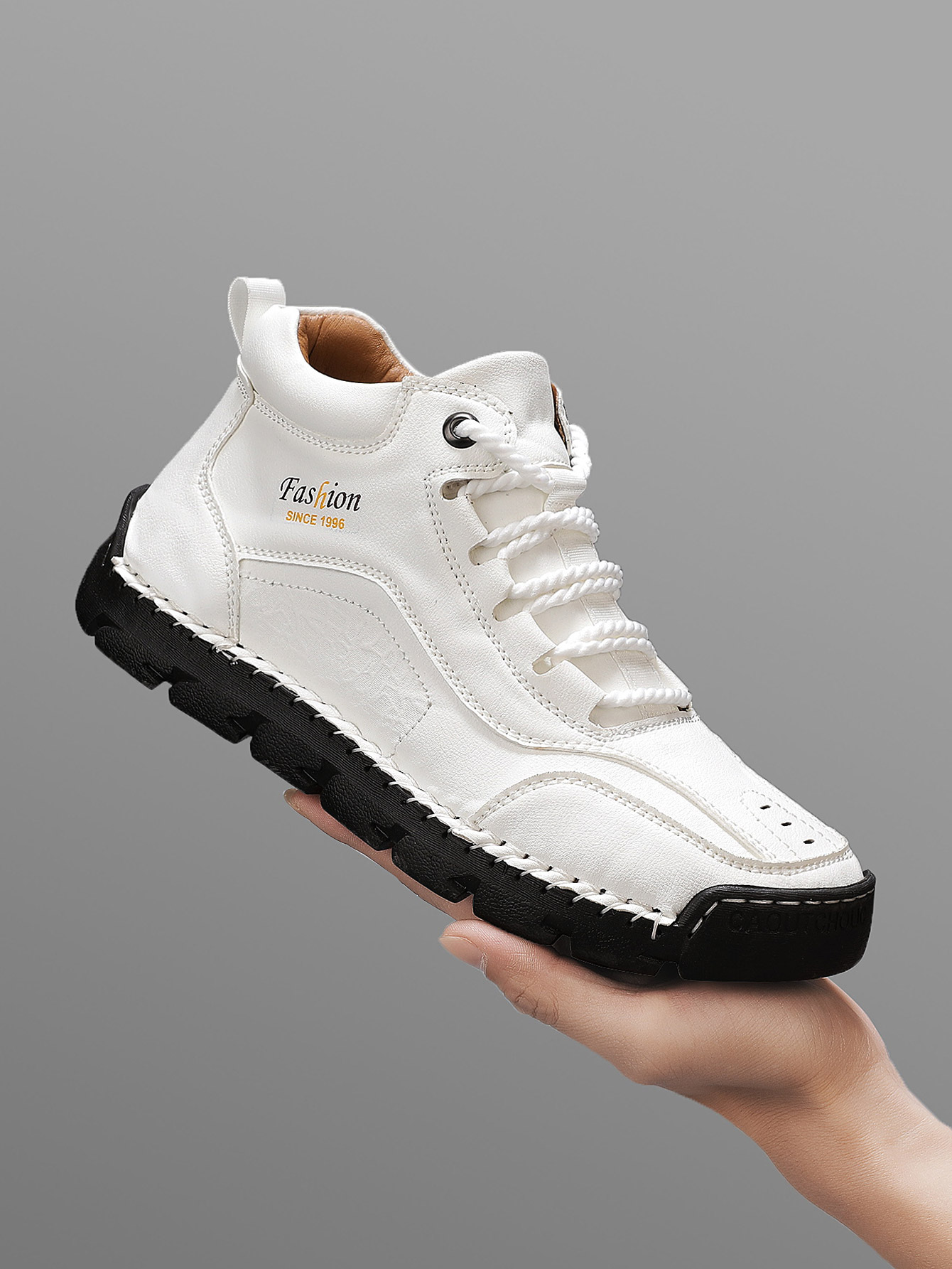 Mens Fashion Week - Męskie ręcznie robione buty codzienne typu