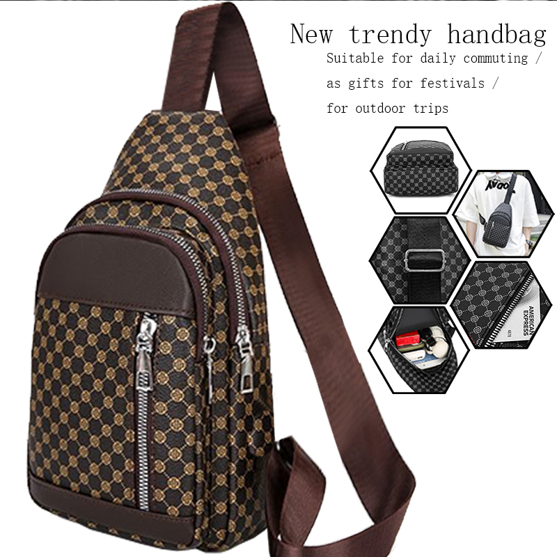 Men'S Fashion Bag - Funkcjonalna torba na klatkę piersiową w