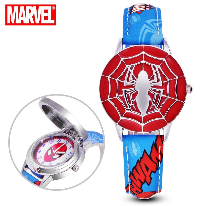 Mens Fashion Discord - Spiderman Zegarki Chłopcy Avenger Alliance Animacja