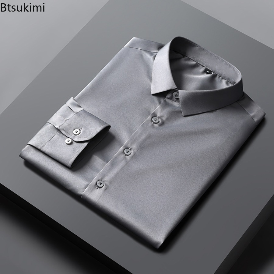 Dress Shirt Non-Iron - Koszule męskie 2026, niegniotące się, wysokiej