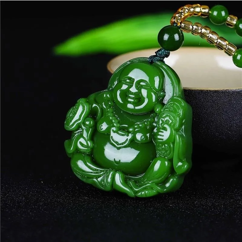 Chiński zielony Jade Maitreya  – Men'S Fashion Tips recenzja i cena