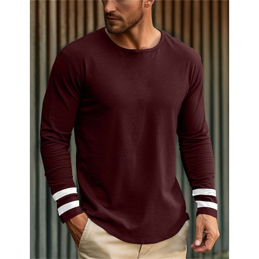 Męska koszulka w stylu casual, – Mens Fashion Trend recenzja i cena
