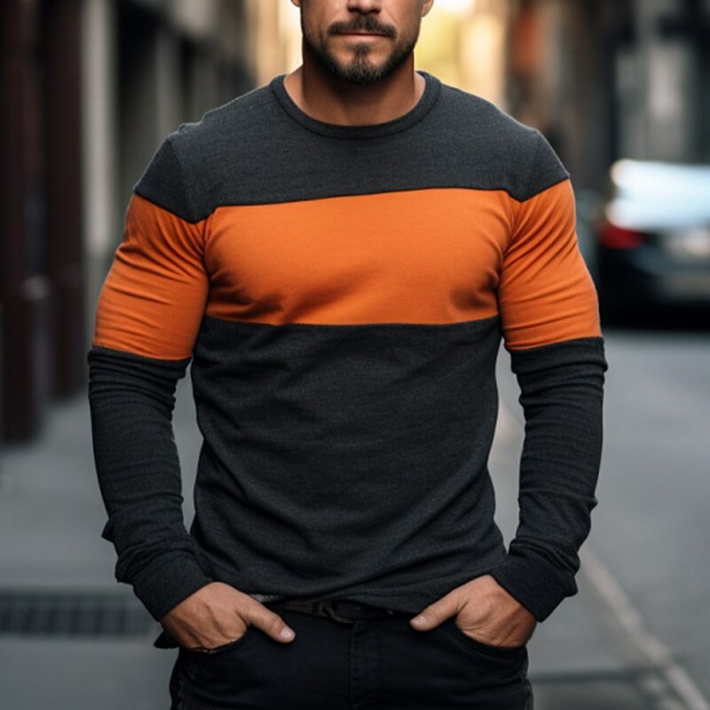 Męska koszulka w stylu casual, – Mens Fashion Trend recenzja i cena
