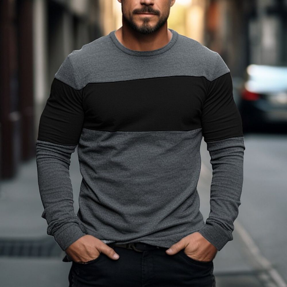 Męska koszulka w stylu casual, – Mens Fashion Trend recenzja i cena