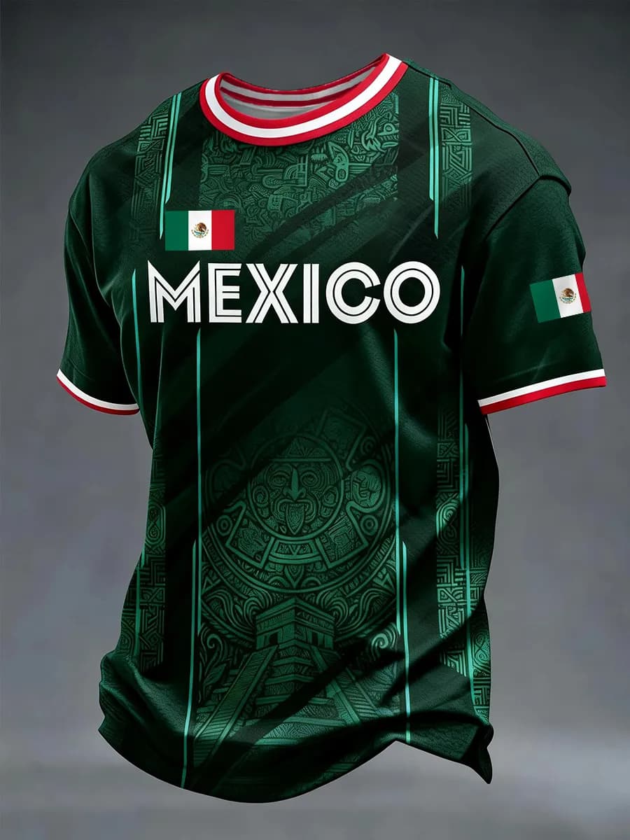 Koszulka piłkarska męska Meksy – Mens Fashion Mexico recenzja i cena