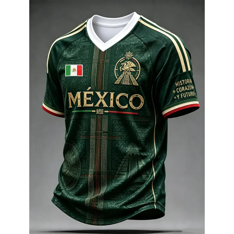 Męska koszulka piłkarska z nad – Mens Fashion Mexico recenzja i cena