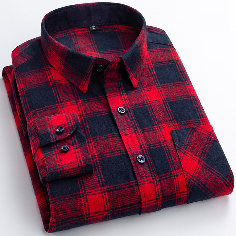 Nowe koszule flanelowe w kratę – Dress Shirt Non-Iron recenzja i cena