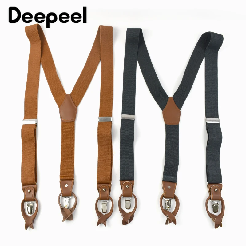 Deepeel 3.5*125cm męskie szelk – Suspenders Clip Men recenzja i cena