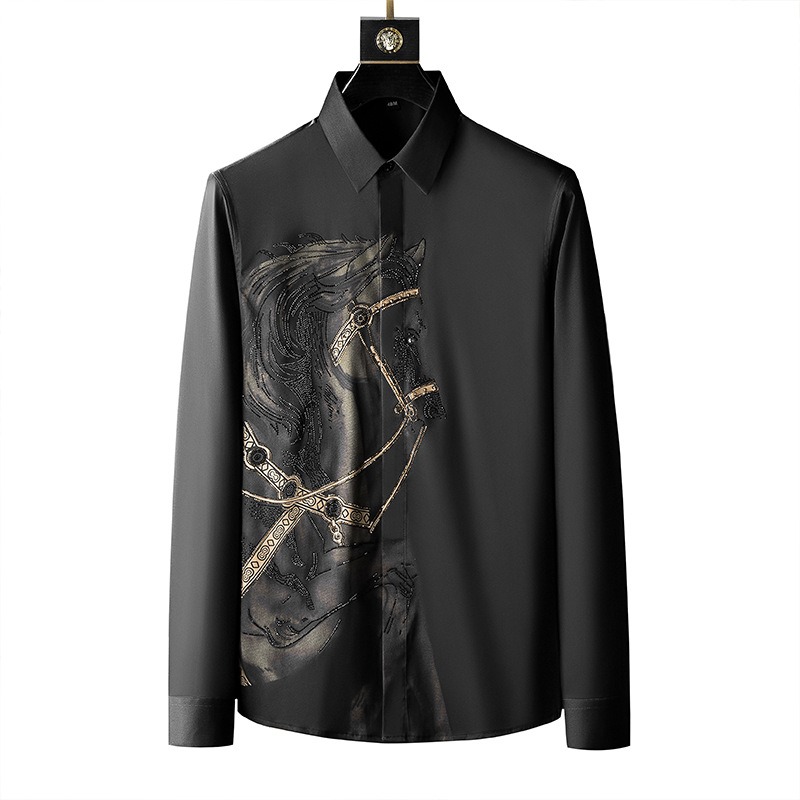Białe koszule męskie z długim  – Dress Shirt Non-Iron recenzja i cena