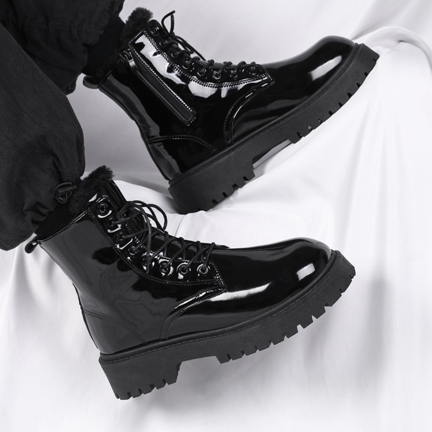 Męskie ciepłe pluszowe buty z  – Men'S Fashion Plus recenzja i cena