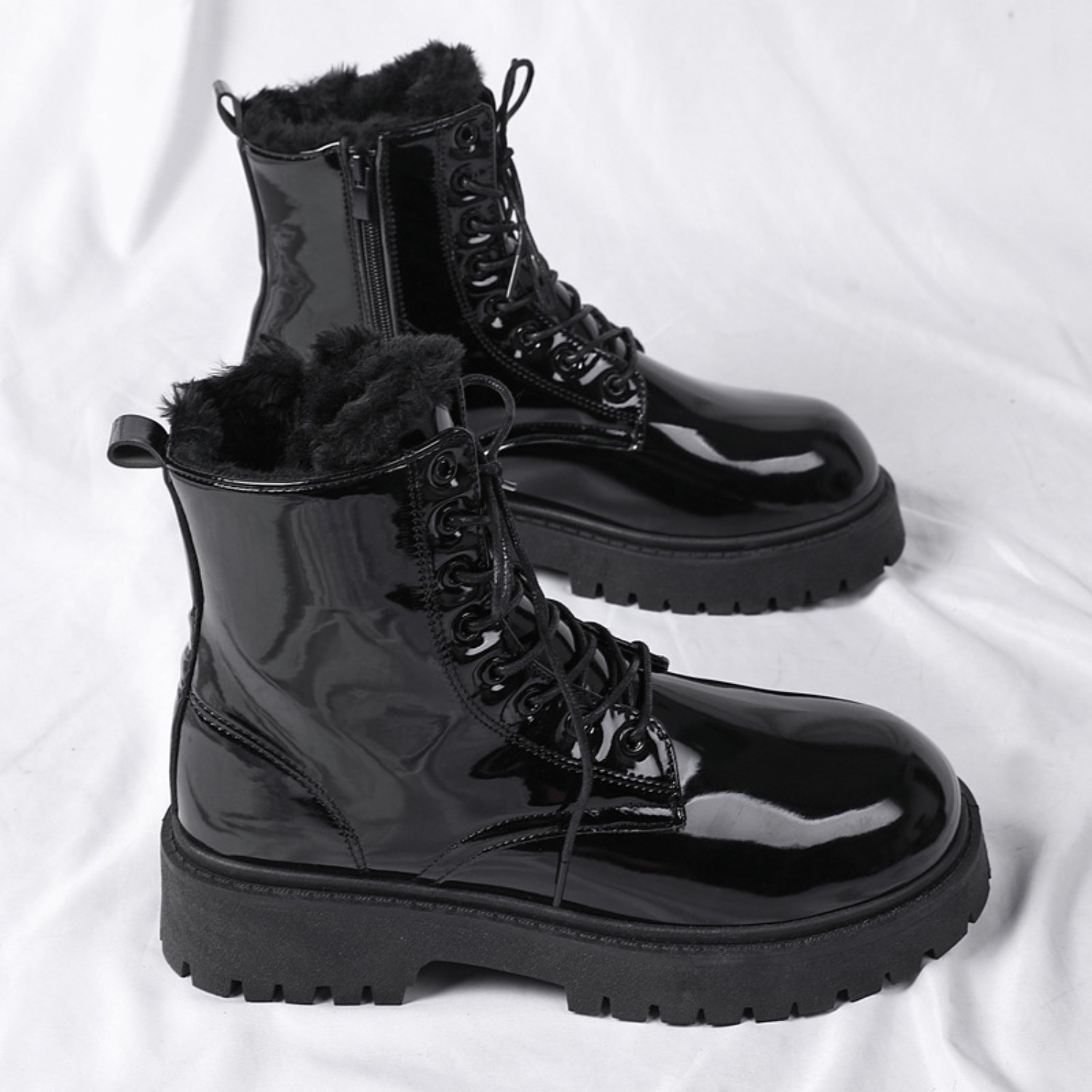 Męskie ciepłe pluszowe buty z  – Men'S Fashion Plus recenzja i cena