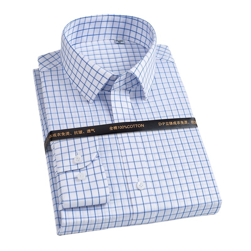 Męskie koszule w pionowe paski – Dress Shirt Non-Iron recenzja i cena