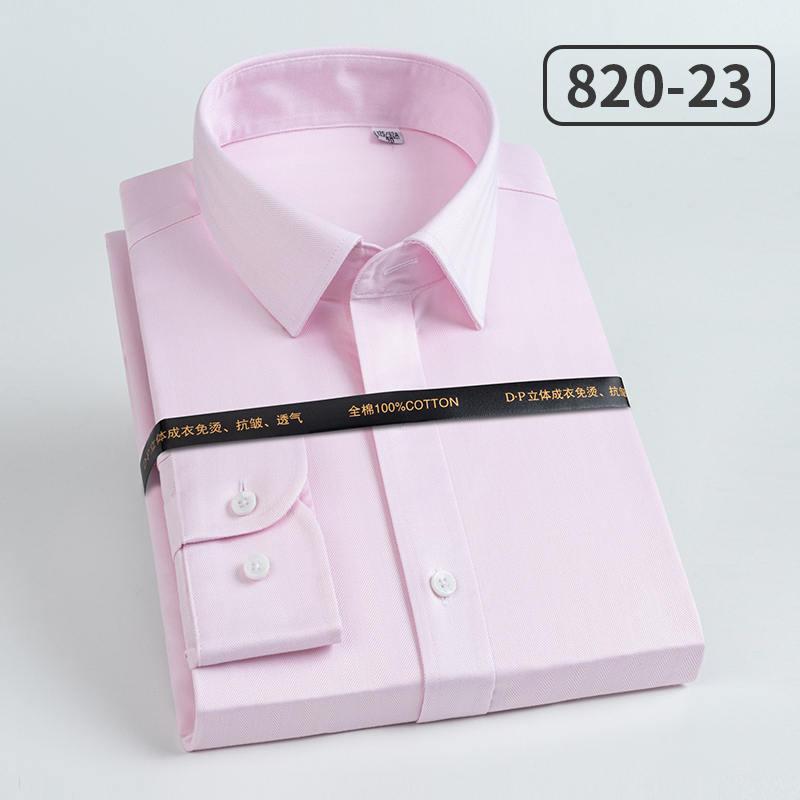 Męskie koszule w pionowe paski – Dress Shirt Non-Iron recenzja i cena