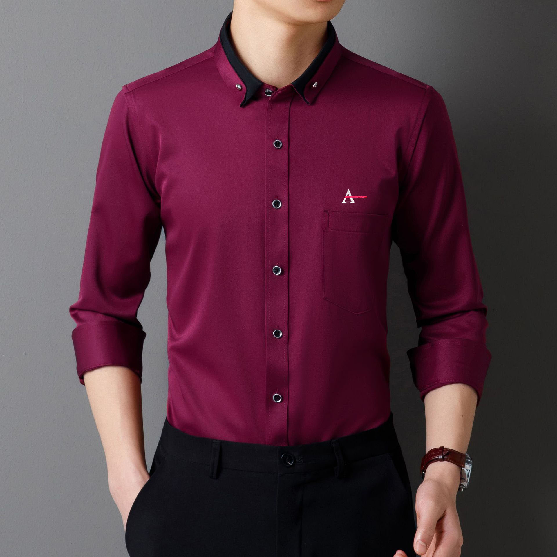 2026 Męska koszula biznesowa z – Dress Shirt Non-Iron recenzja i cena
