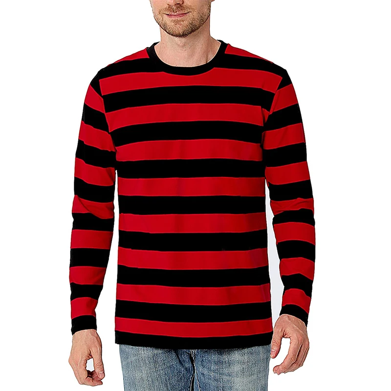 Męska koszulka z długim rękawe – Men'S Tops Fashion recenzja i cena
