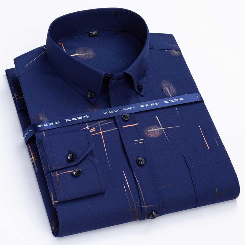 Nowa, w kratę koszule męskie z – Dress Shirt Non-Iron recenzja i cena