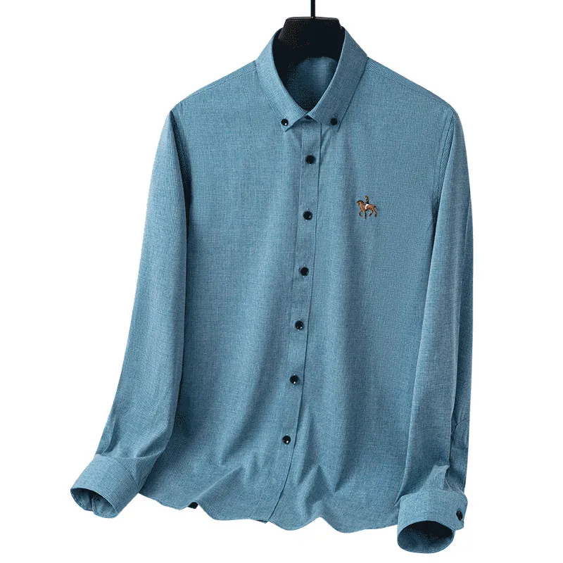 Ice Slik Męska koszula z długi – Dress Shirt Non-Iron recenzja i cena