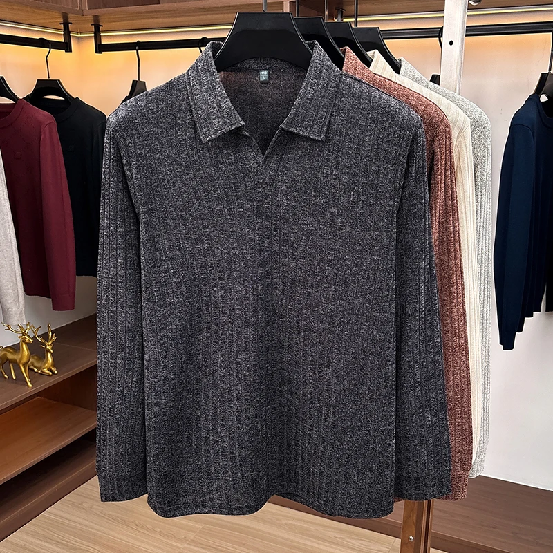 Męski sweter z dekoltem w sere – Knitted Cardigan Men recenzja i cena