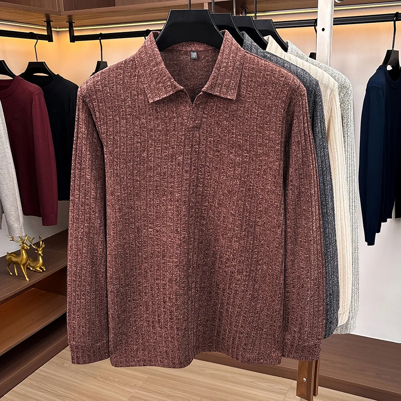 Męski sweter z dekoltem w sere – Knitted Cardigan Men recenzja i cena