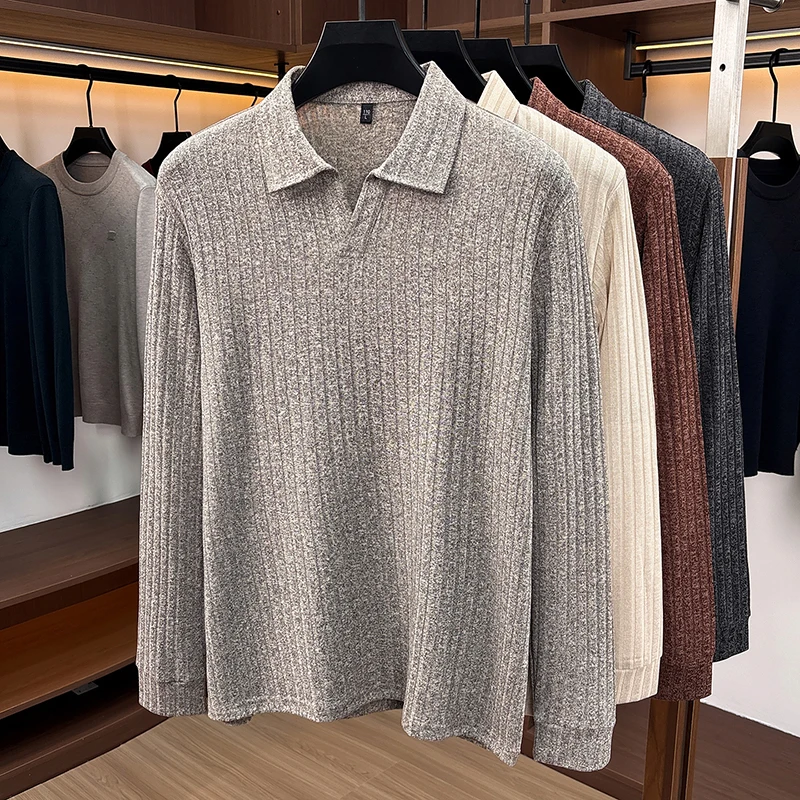 Męski sweter z dekoltem w sere – Knitted Cardigan Men recenzja i cena