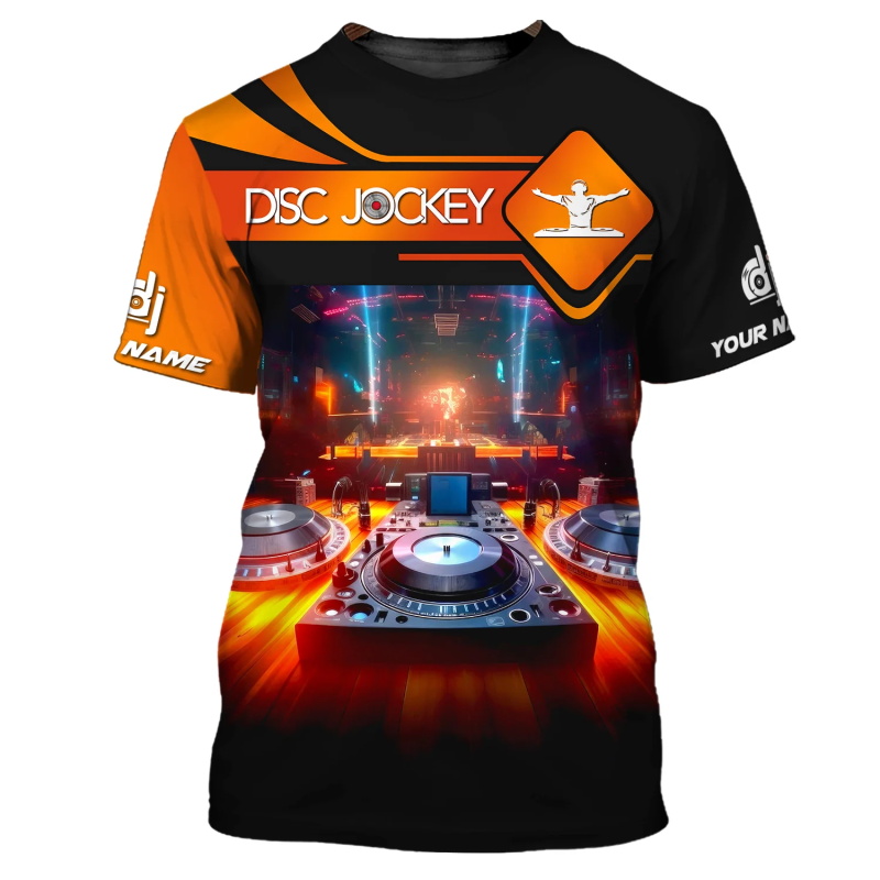Full Print Mens Disc Jockey T  – Mens Fashion Discord recenzja i cena
