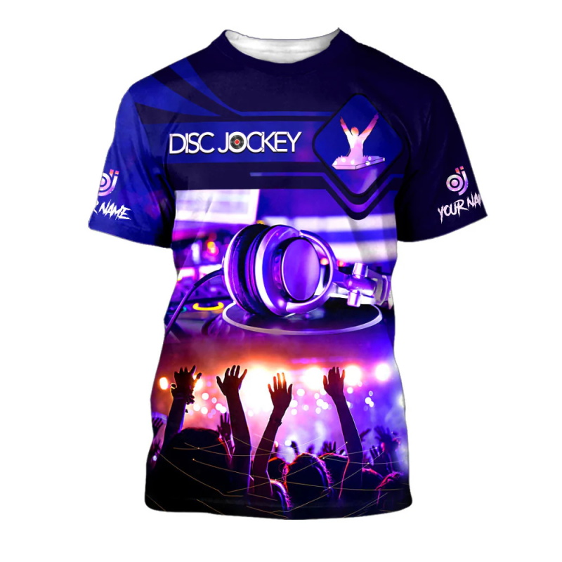 Full Print Mens Disc Jockey T  – Mens Fashion Discord recenzja i cena