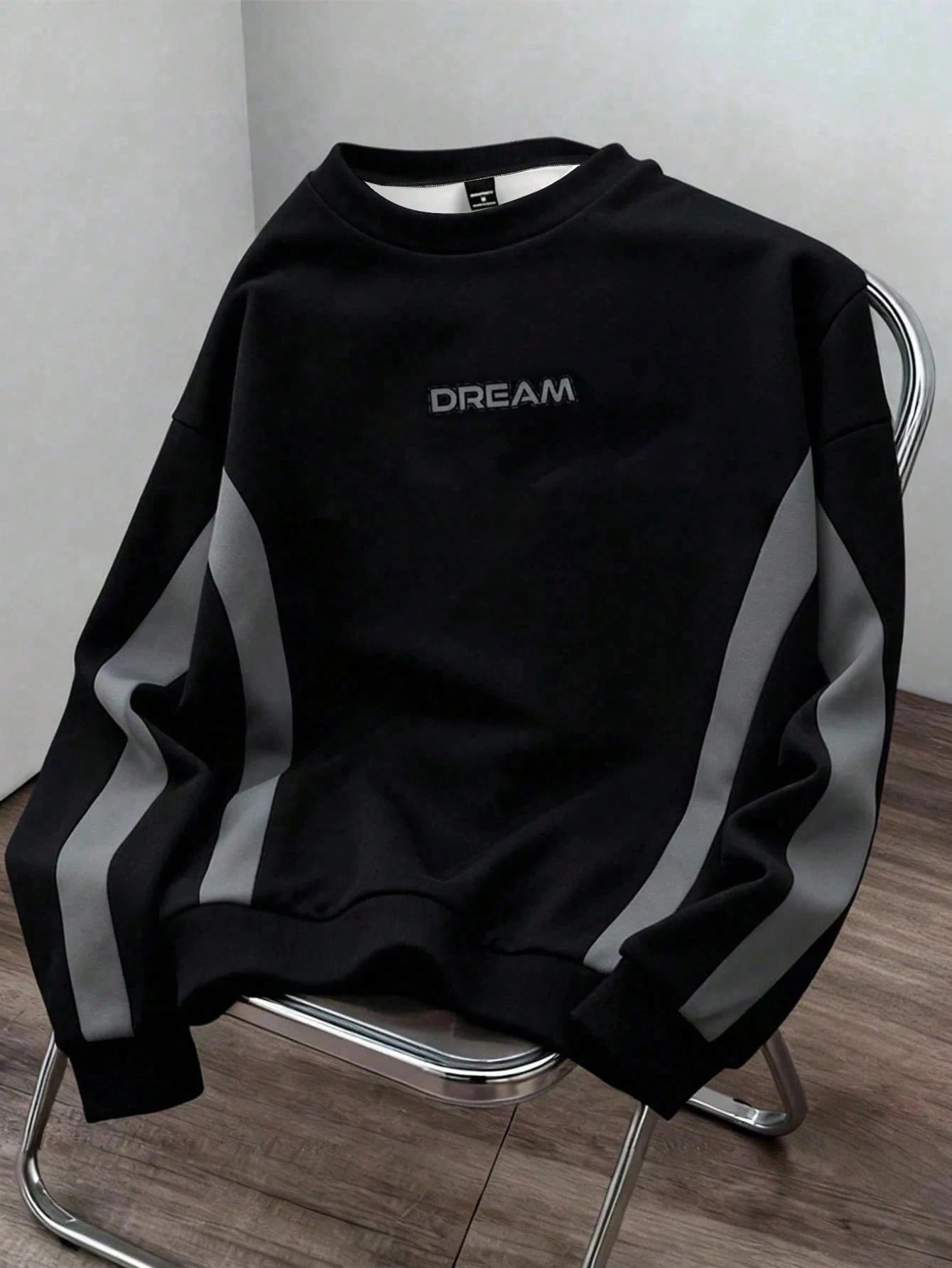 Męska bluza z okrągłym dekolte – Men'S Tops Fashion recenzja i cena