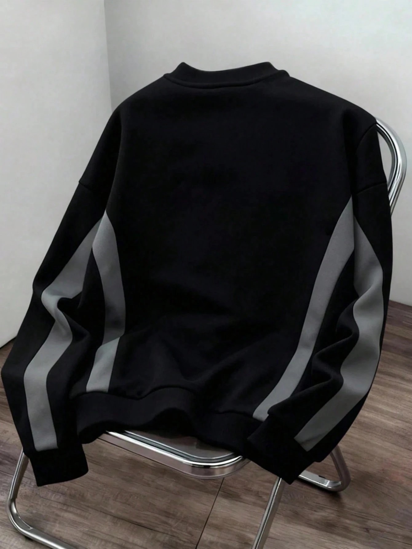 Męska bluza z okrągłym dekolte – Men'S Tops Fashion recenzja i cena