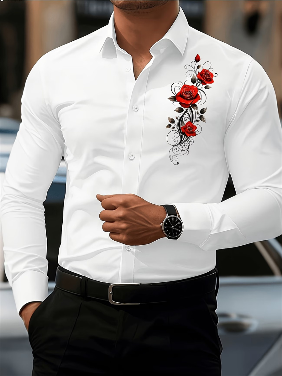 Męska koszula z długim rękawem – Men'S Tops Fashion recenzja i cena