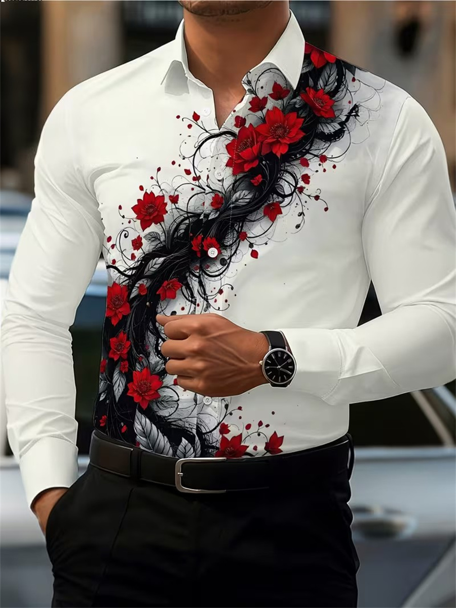 Męska koszula z długim rękawem – Men'S Tops Fashion recenzja i cena