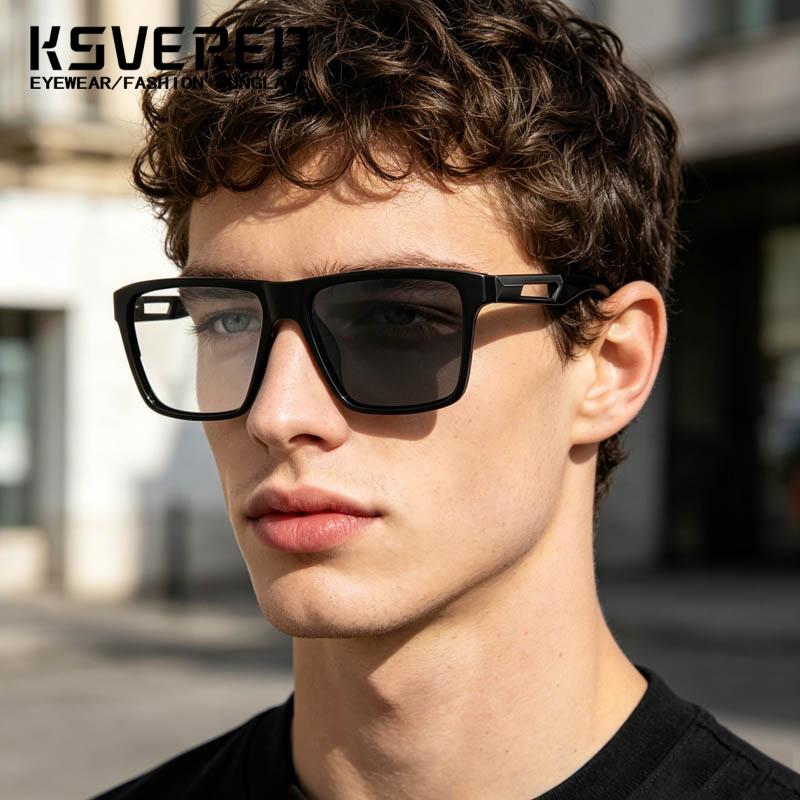Kwadratowe Czarne Fotochromowe – Mens Fashion Discord recenzja i cena