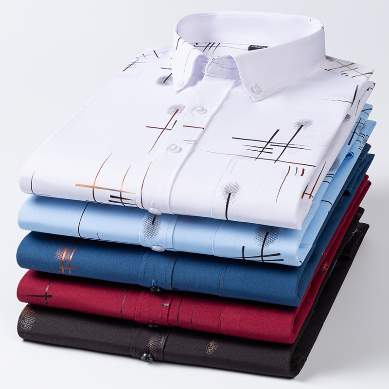 Męskie koszule wizytowe Wiosna – Dress Shirt Non-Iron recenzja i cena