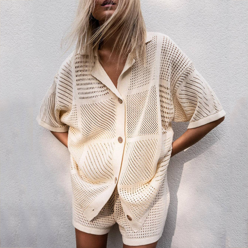 Damski seksowny komplet: ażuro – Knitted Cardigan Men recenzja i cena