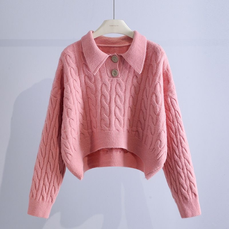Korean Hemp Pattern Knitted Sw – Knitted Cardigan Men recenzja i cena